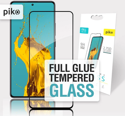 Защитное стекло 2.75D Piko Full для Xiaomi Redmi Note 10 / 10s / Poco M5s / Note 11 / 11s / 12s Black 83396