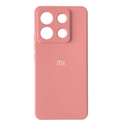 Чохол Silicone Case 360 ​​із захистом камери для Xiaomi Redmi Note 13 Pink