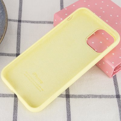 Чехол Silicone Case для Iphone 12 Pro Max Желтый / Mellow Yellow 47112