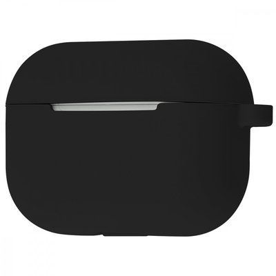 Чехол Silicone Case New с карабином для Apple Airpods Pro Black 52417