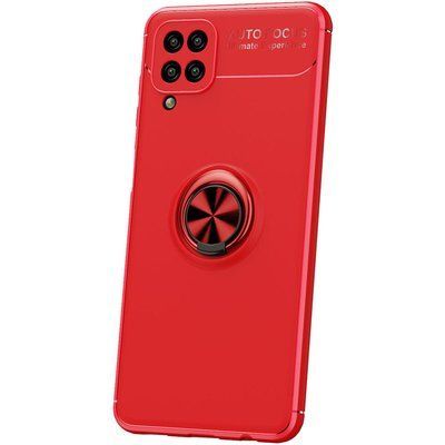 Чохол Din Color Magnet Ring для Samsung Galaxy A12 / M12 Червоний 52903