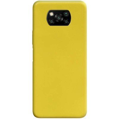 Чехол Matte для Xiaomi Poco X3 NFC / Poco X3 Желтый 47941