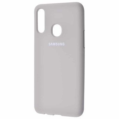 Чехол Silicone Cover для Samsung Galaxy A20s 2019 A207 Gray 37597