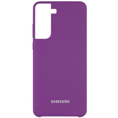 Чехол Silicone Case для Samsung Galaxy S21 Plus Фиолетовый / Grape 52527