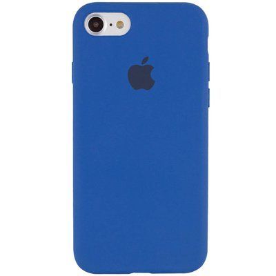 Чехол Silicone Case 360 для Iphone 7 / 8 / SE 2020 Синий / Navy Blue 67053