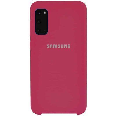 Чохол Silicone Case для Samsung Galaxy S20 Червоний / Rose Red 40148