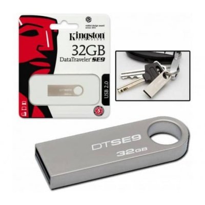 Флеш-пам'ять Kingston DT SE 9 32GB Metal Silver 37839