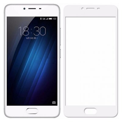 Защитное стекло Full Cover для Meizu U20 White 0045