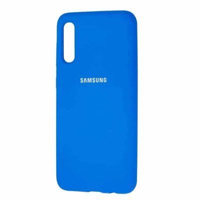Чохол Silicone Cover для Samsung Galaxy A50/A30s Блакитний / Azure 38089