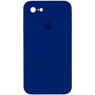 Чехол Silicone Case Square для Iphone 6 / 6s Синий / Deep navy 69125