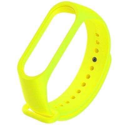 Ремешок Silicone для Xiaomi Mi Band 3/4 Желтый / Neon Yellow 45960