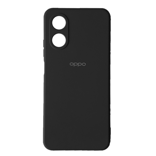 Чехол Silicone Case 360 и защитой камеры для Oppo A17 Black 69684