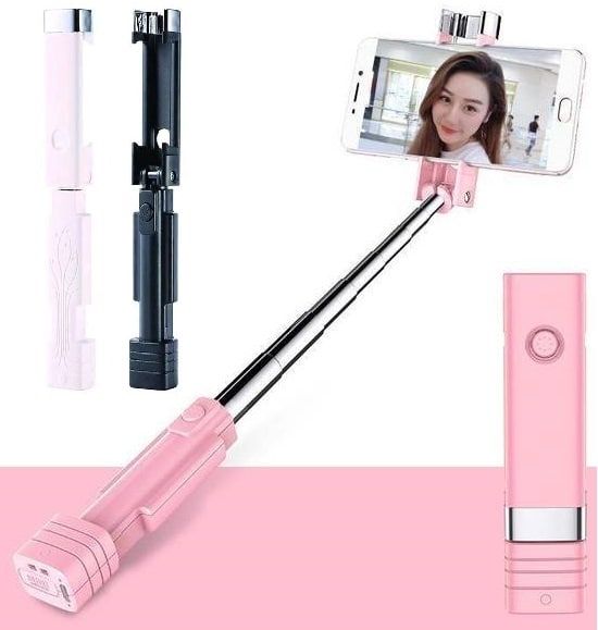 Монопод для селфи Remax XT-P01 Selfi stick Bluetooth Pink 37966