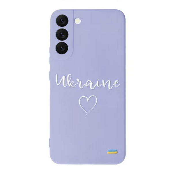 Чохол патріотичний WAVE Ukraine для Samsung Galaxy S22 Ultra Ukraine heart 70775