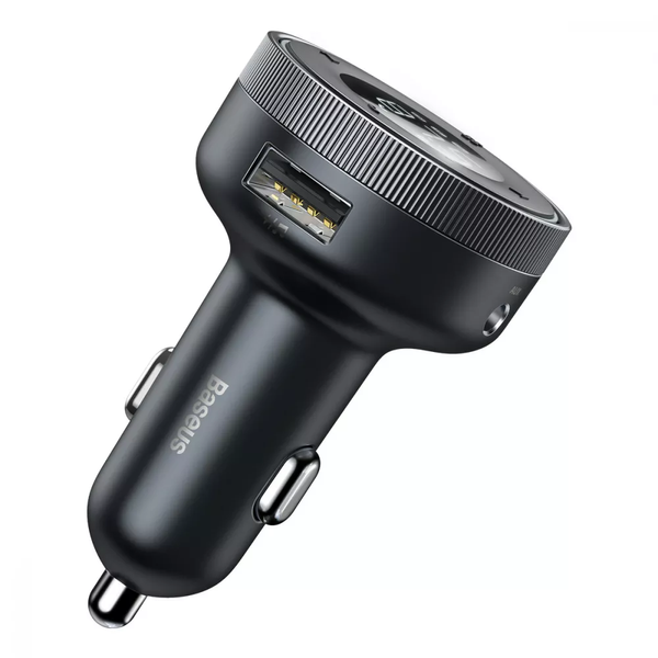 Автомобильный FM модулятор Baseus Enjoy Bluetooth 3.4A Black 66560