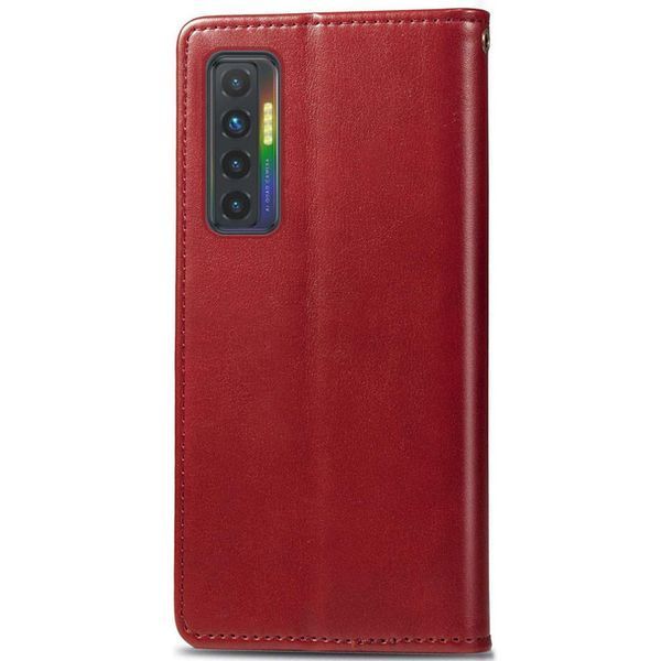 Чехол-книжка ETMA Gelan для Tecno Camon 17P Красный 60197