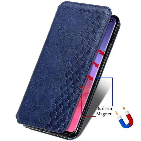 Чехол-книжка ETMA Cub для Xiaomi Redmi 10C / Poco C40 Синий 68468