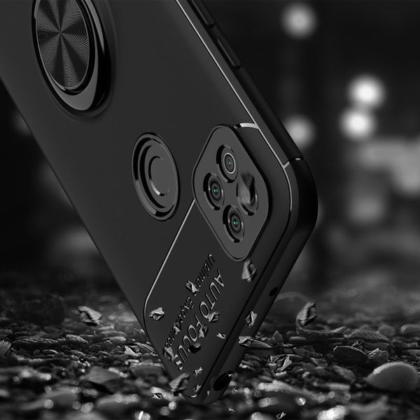 Чехол Din Color Magnet Ring для Xiaomi Redmi 9C / 10A Черный 46011