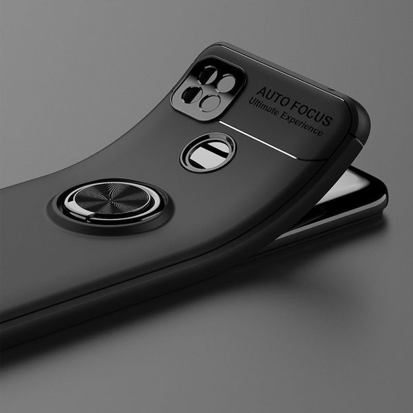 Чехол Din Color Magnet Ring для Xiaomi Redmi 9C / 10A Черный 46011