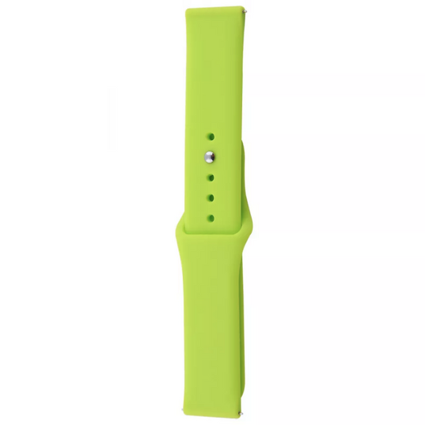 Ремінець Silicone Sport для Xiaomi Amazfit / Samsung 22 mm Lime Green