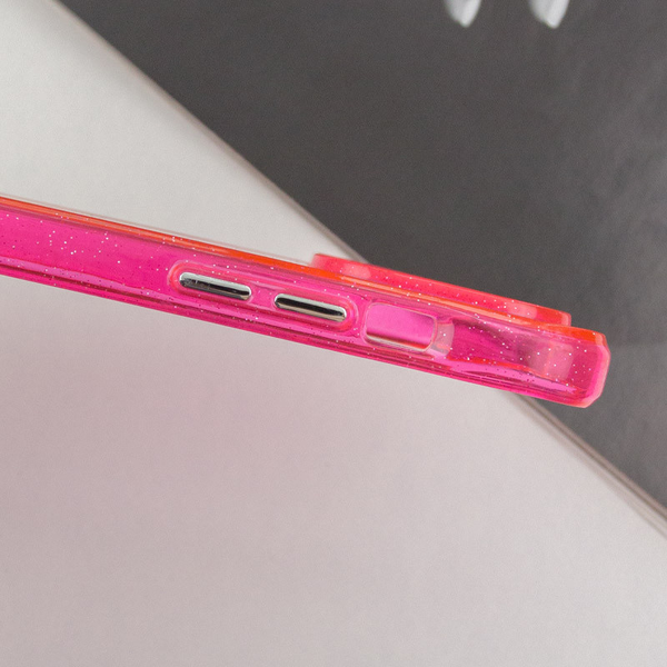 Чохол Radiance MagSafe для Iphone 12 / 12 Pro Прозорий/Red 88438