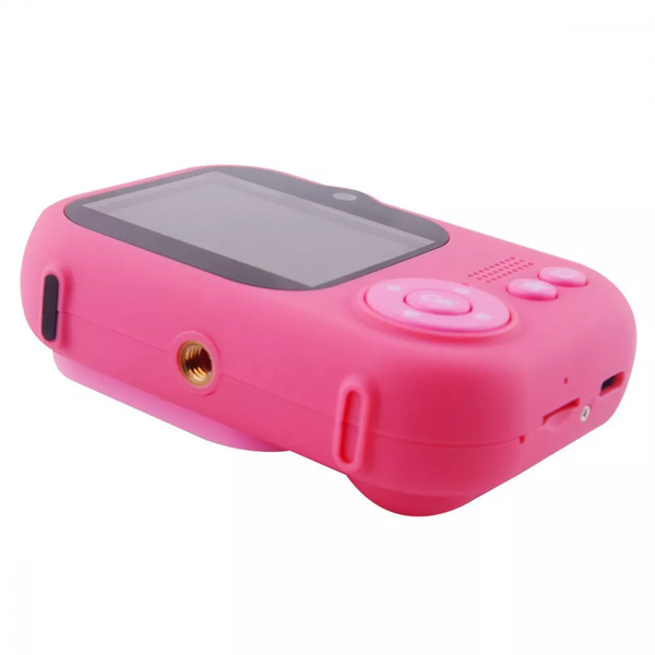 Детский фотоаппарат S11 со штативом трипод Pink 69885