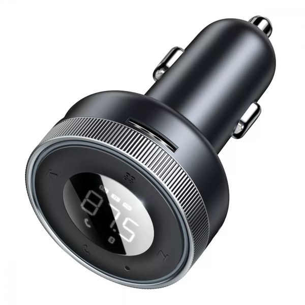 Автомобильный FM модулятор Baseus Enjoy Bluetooth 3.4A Black 66560