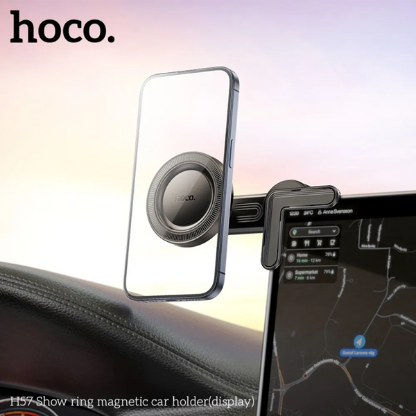 Автомобільний тримач Hoco H57 Black 86625
