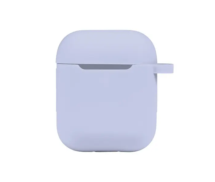 Чехол Silicone Case для Apple Airpods 1/2 Lilac Cream 82137