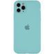 Чехол Silicone Case с защитой камеры для Iphone 12 Pro Бирюзовый / Ice Blue 53008 1