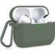 Чохол Silicone Case з карабіном для Apple Airpods Pro Оливковий / Olive 39565 1