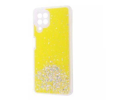Чехол WAVE Brilliant Case с блестками для Samsung Galaxy A22 / M32 / M22 Yellow 58022