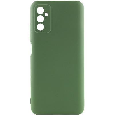 Чохол Silicone Lakshmi A Full Camera для Samsung Galaxy M52 Зелений / Dark green 63135