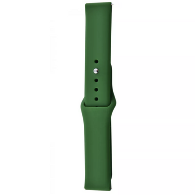 Ремешок Silicone Sport для Xiaomi Amazfit / Samsung 22 mm Dark Green