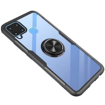 Чохол Din Crystal Magnet Ring для Realme C11 2020 Чорний 52862