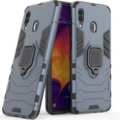 Протиударний чохол Transforme Ring для Samsung Galaxy A20 / A30 Сірий 36342