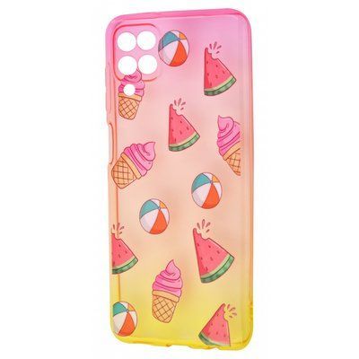 Чехол WAVE Sweet Acid для Samsung Galaxy A12/М12 Red / Yellow / Watermelon 60767