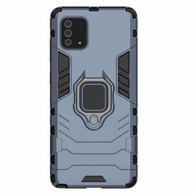 Противоударный чехол Transforme Ring для Samsung Galaxy A51 Серый / Metal slate 39186