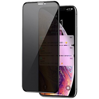 Защитное стекло Антишпион Privacy для Iphone 11 Pro / X / XS Black 50138