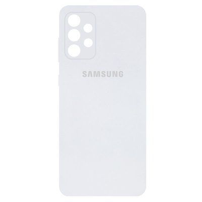 Чехол Silicone Cover Camera для Samsung Galaxy A32 Белый / White 54631