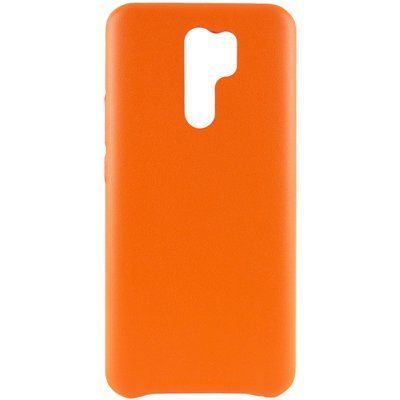 Захисний чохол Leather Case для Xiaomi Redmi 9 Помаранчевий 48097