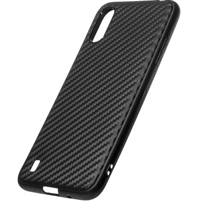 Чехол CoWay Carbon для Samsung Galaxy A01 Черный / Black 68368