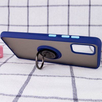 Чехол Din ColorEdgingRing для магнітного тримача для Samsung Galaxy A31 Синий 44189