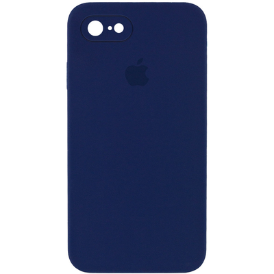 Чехол Silicone Case Square для Iphone 6 / 6s Темно-синий / Midnight blue 69126