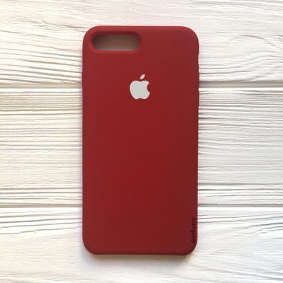 Чехол Silicone Case для Iphone 7 Plus / 8 Plus Burgundy 31914