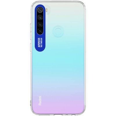 Чохол Stez clear flash для Xiaomi Redmi Note 8 Прозорий / Синій 45808