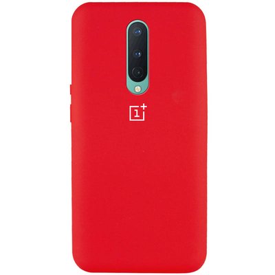 Чохол Silicone Cover для OnePlus 8 Червоний / Red 42277