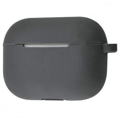 Чехол Silicone Case New с карабином для Apple Airpods Pro Dark gray 52418