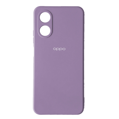 Чехол Silicone Case 360 и защитой камеры для Oppo A17 Lilac 69685