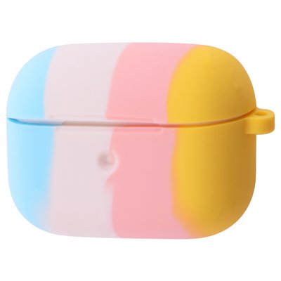 Чехол Rainbow Silicone для Apple Airpods Pro Yellow 59057